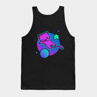 Space Cat Tank Top